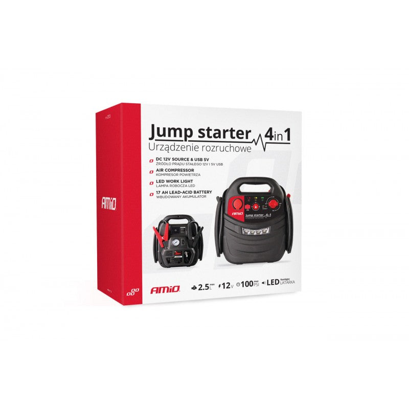 Starter de pornire 4 în 1 12V AMIO-02523