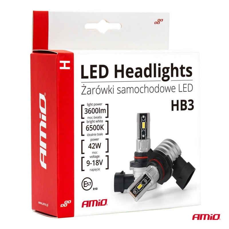 Set becuri auto HB3 9005 H-mini AMiO