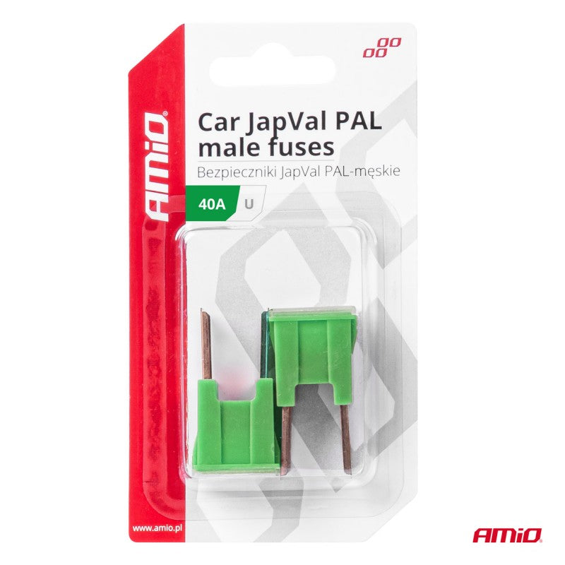 Siguranțe auto JAPVAL PAL tată 2 buc. 40A AMIO-03407
