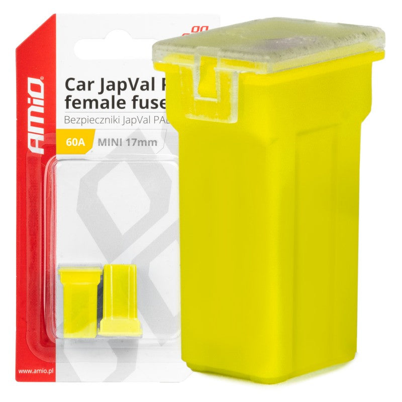 Siguranțe auto JAPVAL PAL mamă 2 buc 17 mm 60A AMIO-03447