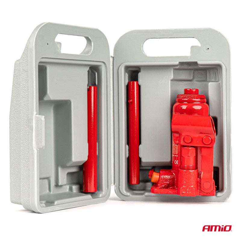 Cric hidraulic vertical 2T cutie PVC AMIO-04182