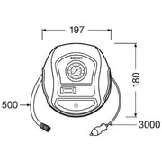 COMPRESOR AUTO 12V 120 W CU AFISAJ ANALOGIC TYREINFLATE 200 OSRAM