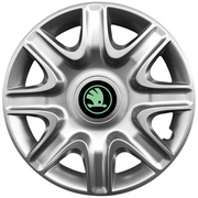 Set 4 Capace Roti 15 inchi (r15) Model 332, Compatibile Cu Skoda Verde