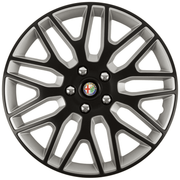 Set 4 Capace Roti 16 inchi (R16) Dakar Negru-Gri, Compatibile Cu Alfa Romeo