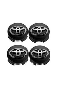 Toyota Set 4 capace jante 62mm Toyota, Negru