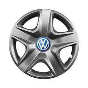 Set 4 capace roti potrivite jantelor de 14 inch compatibile VOLKSWAGEN, Model - 202, Sigla Albastra