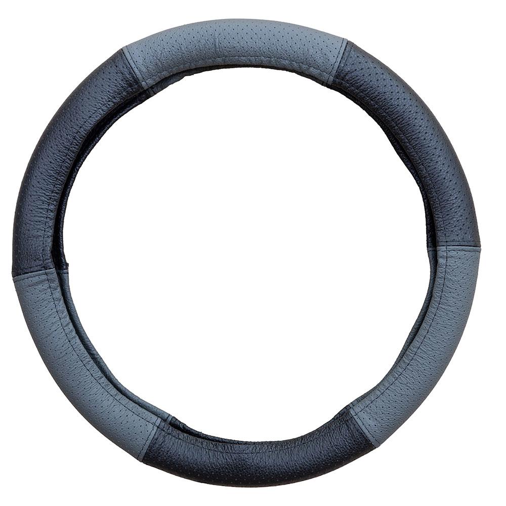 HUSA VOLAN PIELE NATURALA PERFORATA GRI 37-39 CM