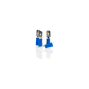 PAPUC ELECTRIC AUTO IZOLAT ALBASTRU TIP TATA 6.35mm - SET 10