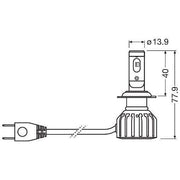 OSRAM LED MOTO NIGHT BREAKER LED GEN 2 H7 IZZÓ