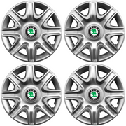Set 4 Capace Roti 15 inchi (r15) Model 332, Compatibile Cu Skoda