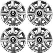 Set 4 Capace Roti 15 inchi (r15) Model 332, Compatibile Cu Renault