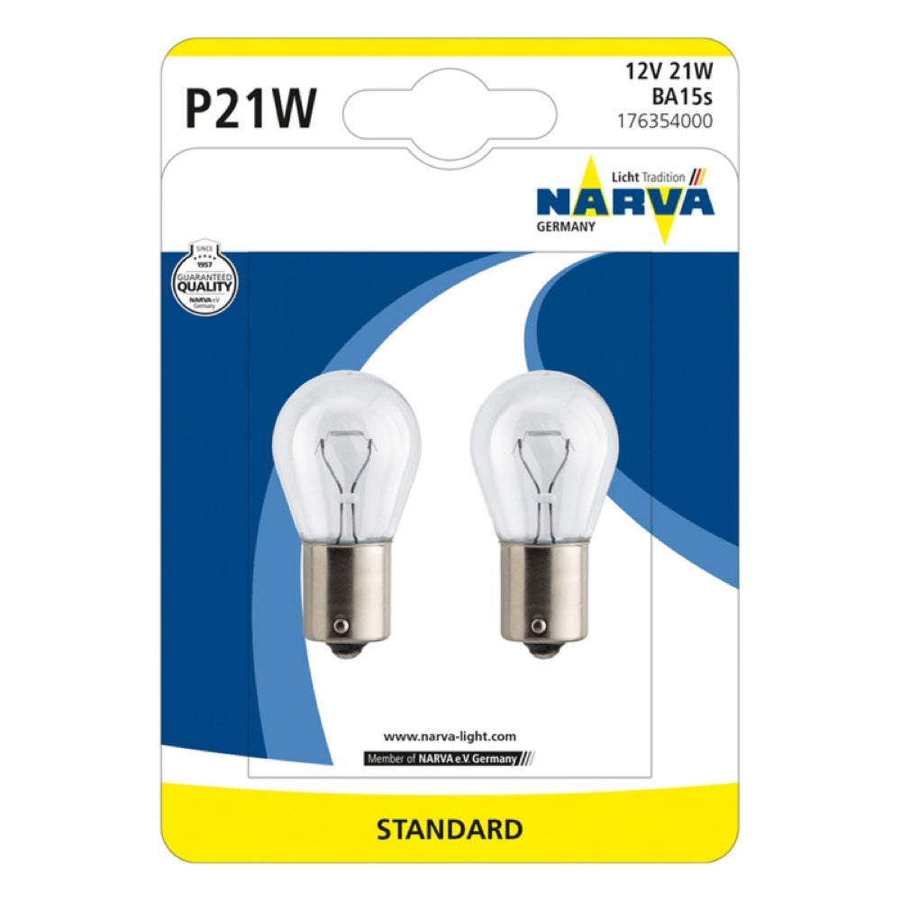 2 db-os P21W 12V BA15S bliszteres Narva izzókészlet