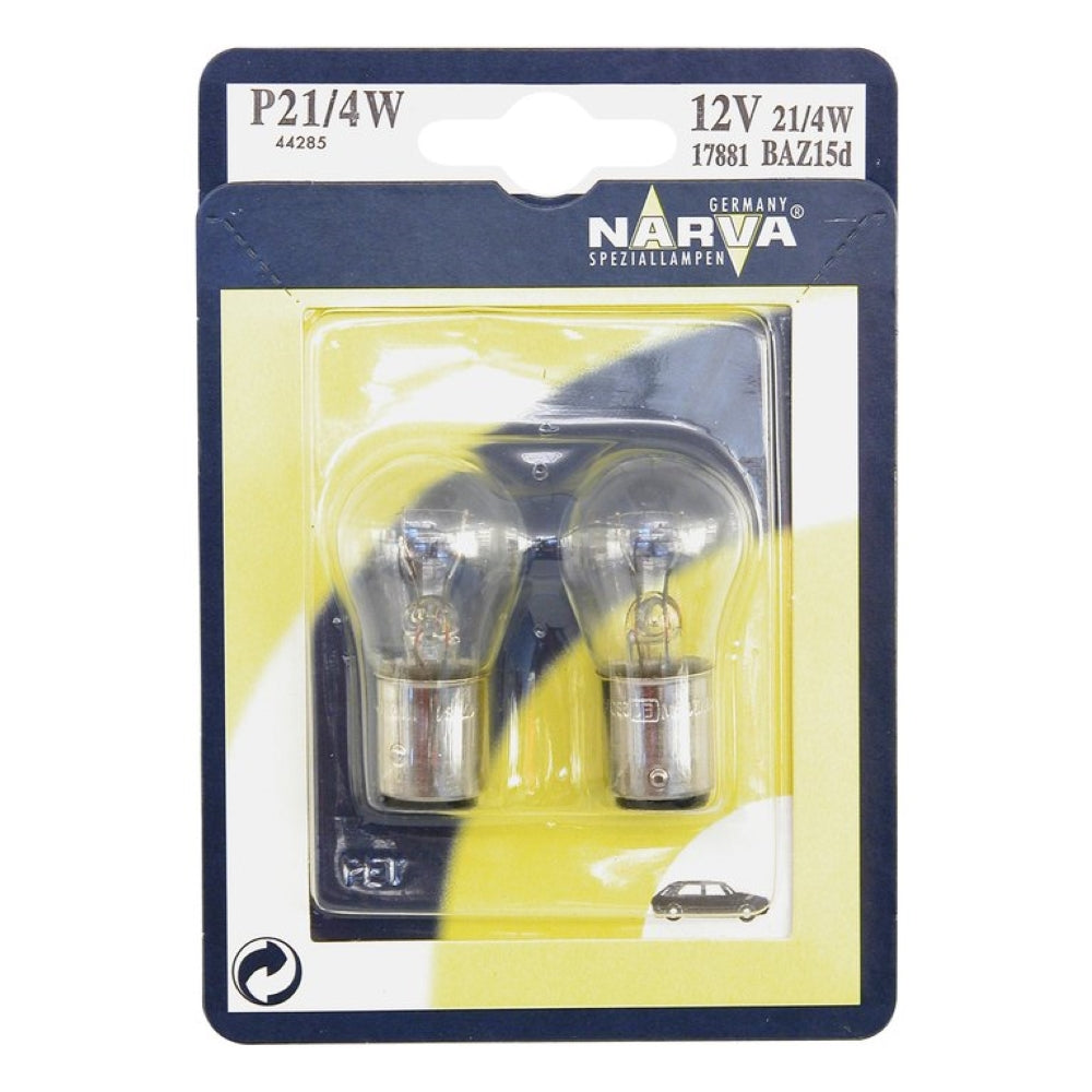 2 db-os izzókészlet P21/4W 12V bliszter Narva