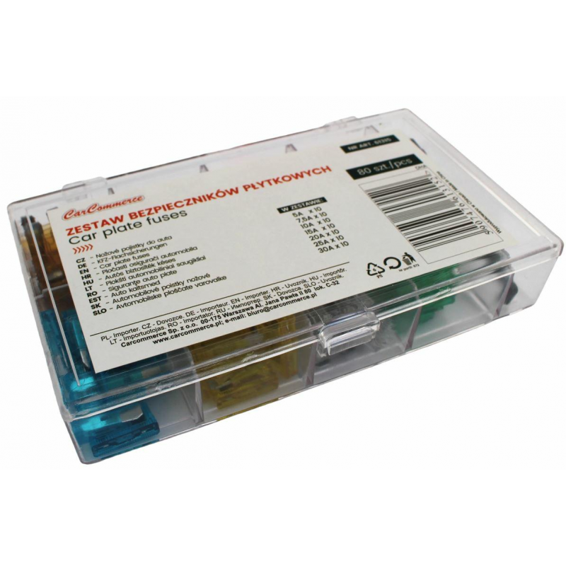 SET MINI SIGURANȚE – 80 buc.