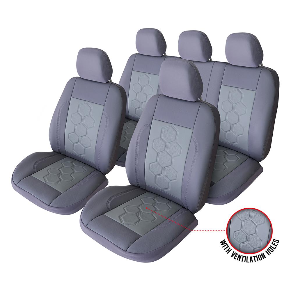 SET HUSE SCAUN EXCLUSIVE LEATHER KING GRI