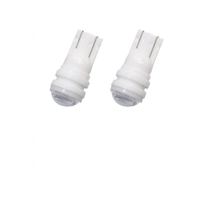 Set 2 becuri auto W5W/T10 ceramic alb rece