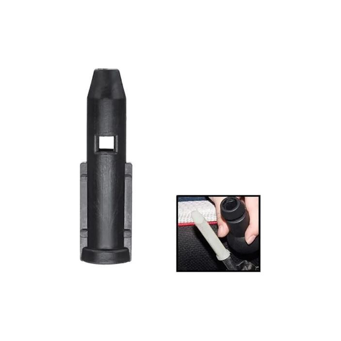 Adaptor fixare nuca schimbator viteze, plastic, compatibil cu Citroen C2, C3, C4, DS4 si Peugeot 106,205,306,406,107,207,407,3008,68 mm, Negru