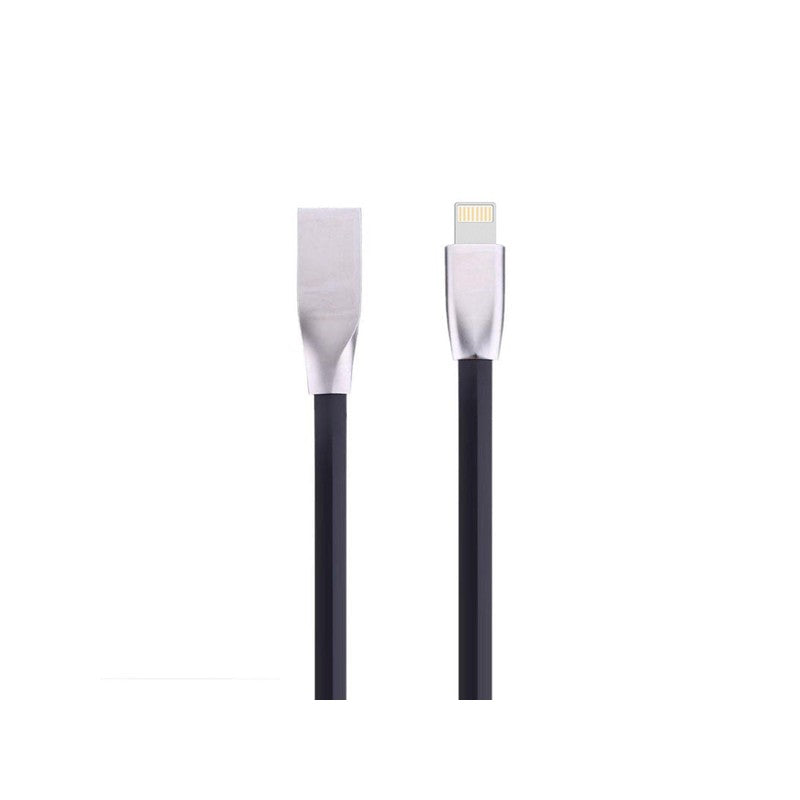 Cablu Iphone cu mufe in carcasa de metal