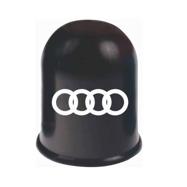 Capac protectie carlig pentru remorca auto, plastic, personalizat Audi, Creative Rey®