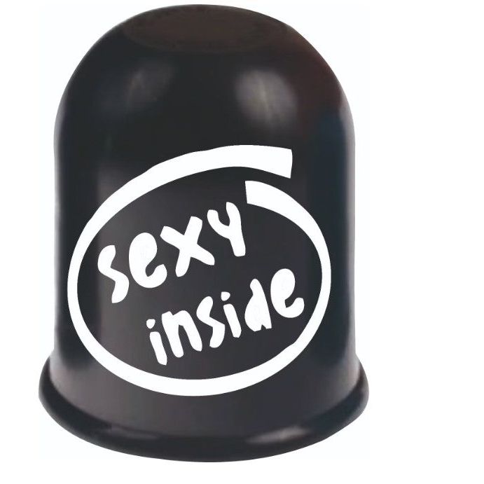 Capac protectie carlig pentru remorca auto, plastic, Sexy inside