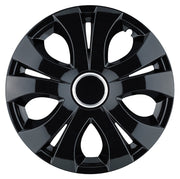 Set 4 Capace Roti Top Negru R16