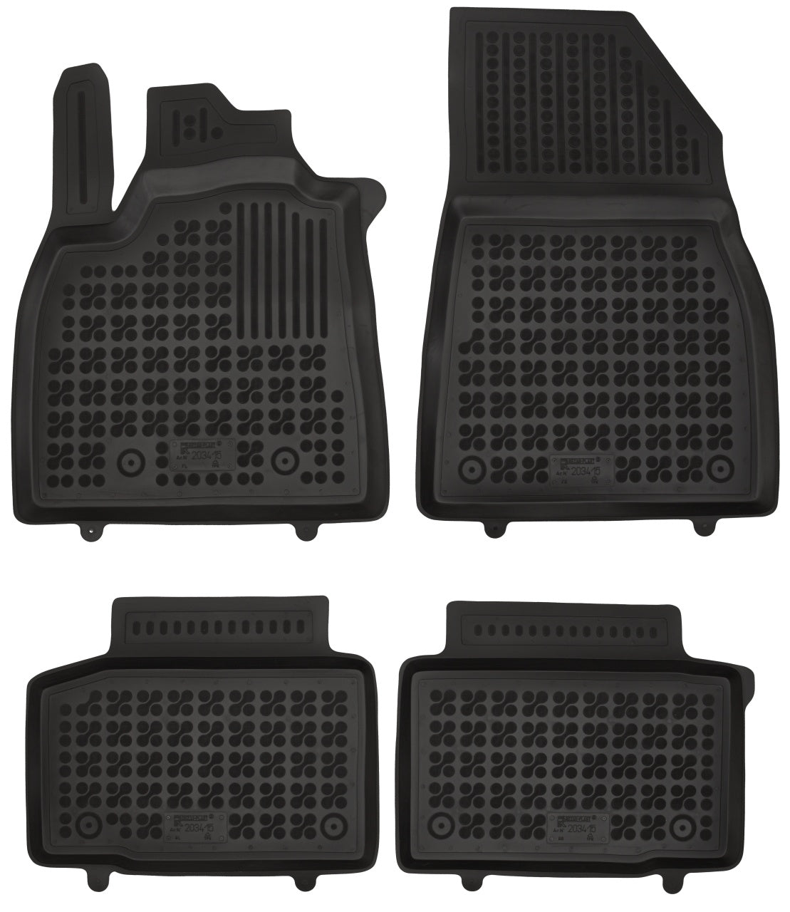 Covorase Presuri Auto Cauciuc Dedicate Dacia Duster III Hybrid (HEV) 2024 - | Dacia Duster III cu statie GPL din fabrica 2024 -