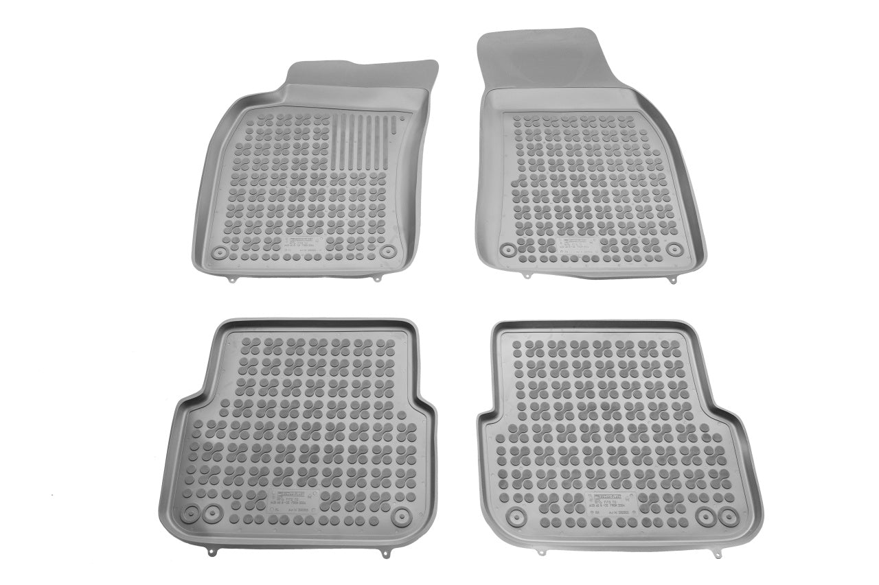 Egyedi szürke gumiszőnyegek Audi A6 Allroad Quattro C6 2006 - 2011 | Audi A6 III C6 Facelift előtti 2004 -2008
