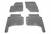 Covorase Presuri Auto Cauciuc Dedicate Gri Porsche CAYENNE I 2002 - 2010 | VW TOUAREG I 2002 - 2010