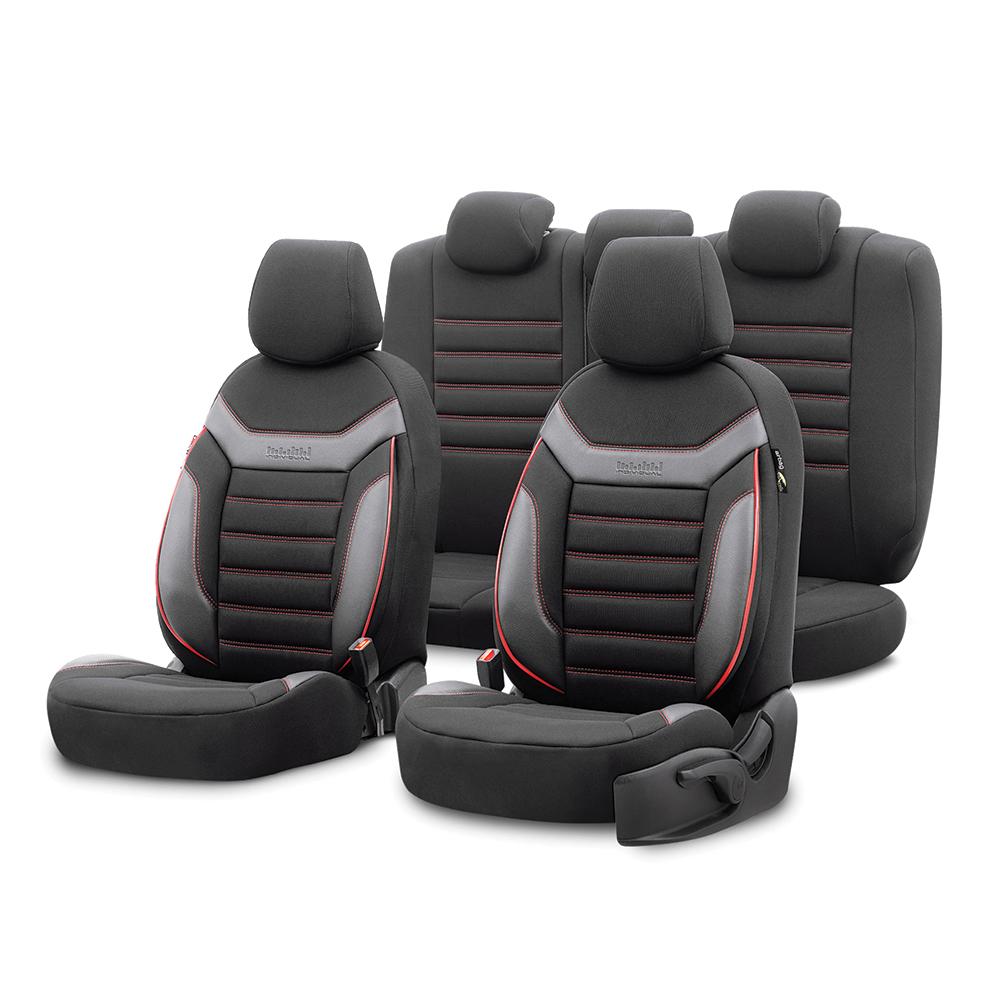 SET HUSE SCAUN INDIVIDUAL ROSU