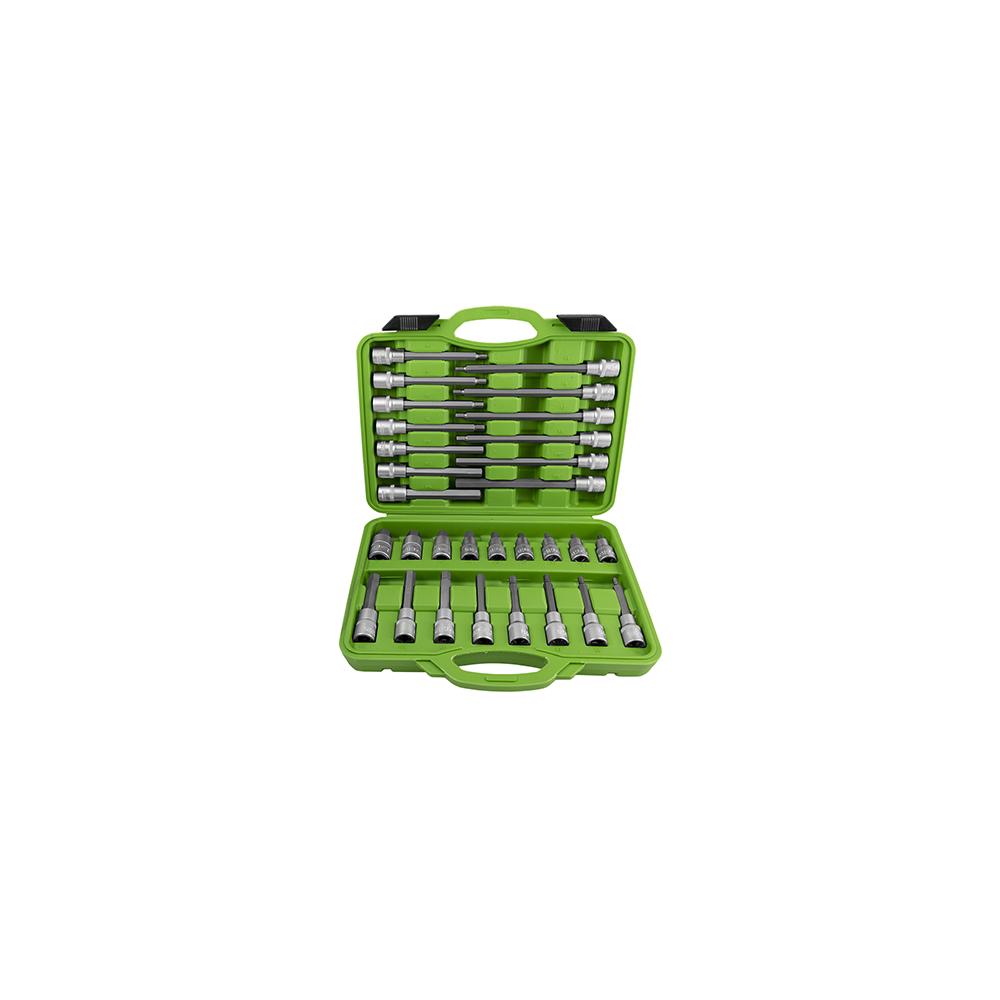 TRUSA CAPETE TUBULARE HEXAGONALE PENTRU SURUBURI CU 30 PIESE JBM