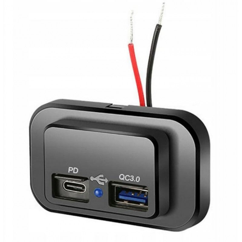 Incarcator auto 12/24V -PD3A + QC 3A – ODYS