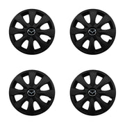 Set 4 capace roti potrivite jantelor de 15 inch compatibile MAZDA, Model - 316 Black Edition