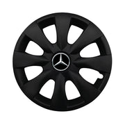 Set 4 capace roti potrivite jantelor de 15 inch compatibile MERCEDES, Model - 316 Black Edition