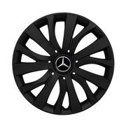 Set 4 capace roti potrivite jantelor de 15 inch compatibile MERCEDES, Model - 345 Black Edition