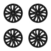 Set 4 capace roti potrivite jantelor de 15 inch compatibile OPEL, Model - 345 Black Edition