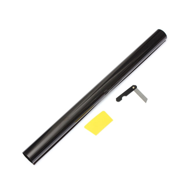 Folie Geamuri Auto 3 x 0.5M Ultra Super Dark Black, 1%
