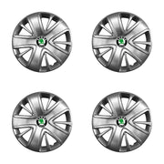 Set 4 Capace Roti R15 AUTOHELIX MSA ®, Potrivite Jantelor de 15 inch, pentru SKODA, Model 341