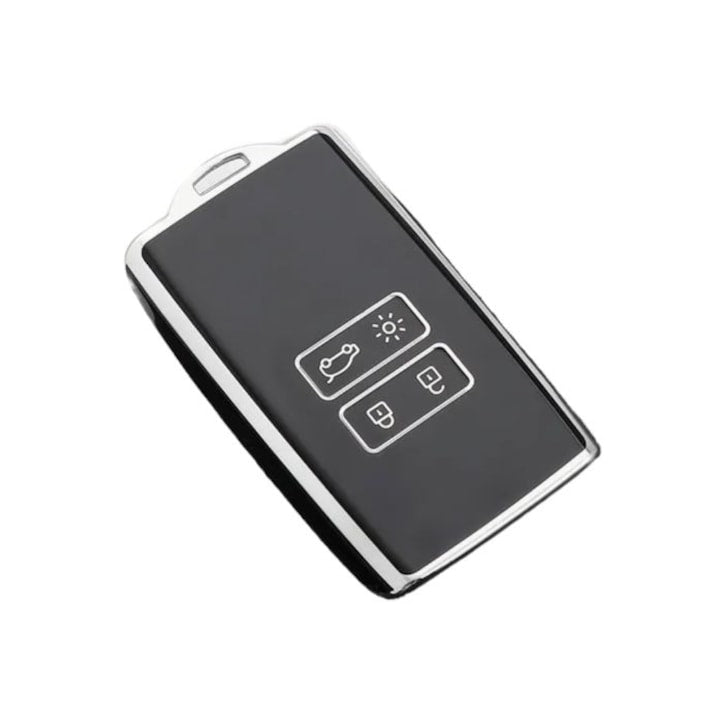 Husa cheie keyless Renault Clio V, Megane IV, Talisman, Kadjar, Zoe, Dacia Duster, Logan 3, Sandero 3, Negru
