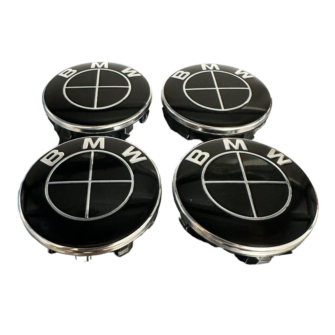Set 4 capace roti 56mm compatibil/inlocuitor janta roata BMW dupa 2017 Gama G, Cod 6850834 01, Negru
