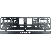Set 2 bucati, suport numar inmatriculare Carbon, Opel