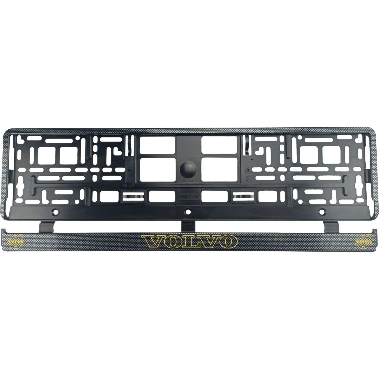 Set 2 bucati, suport numar inmatriculare carbon VOLVO V