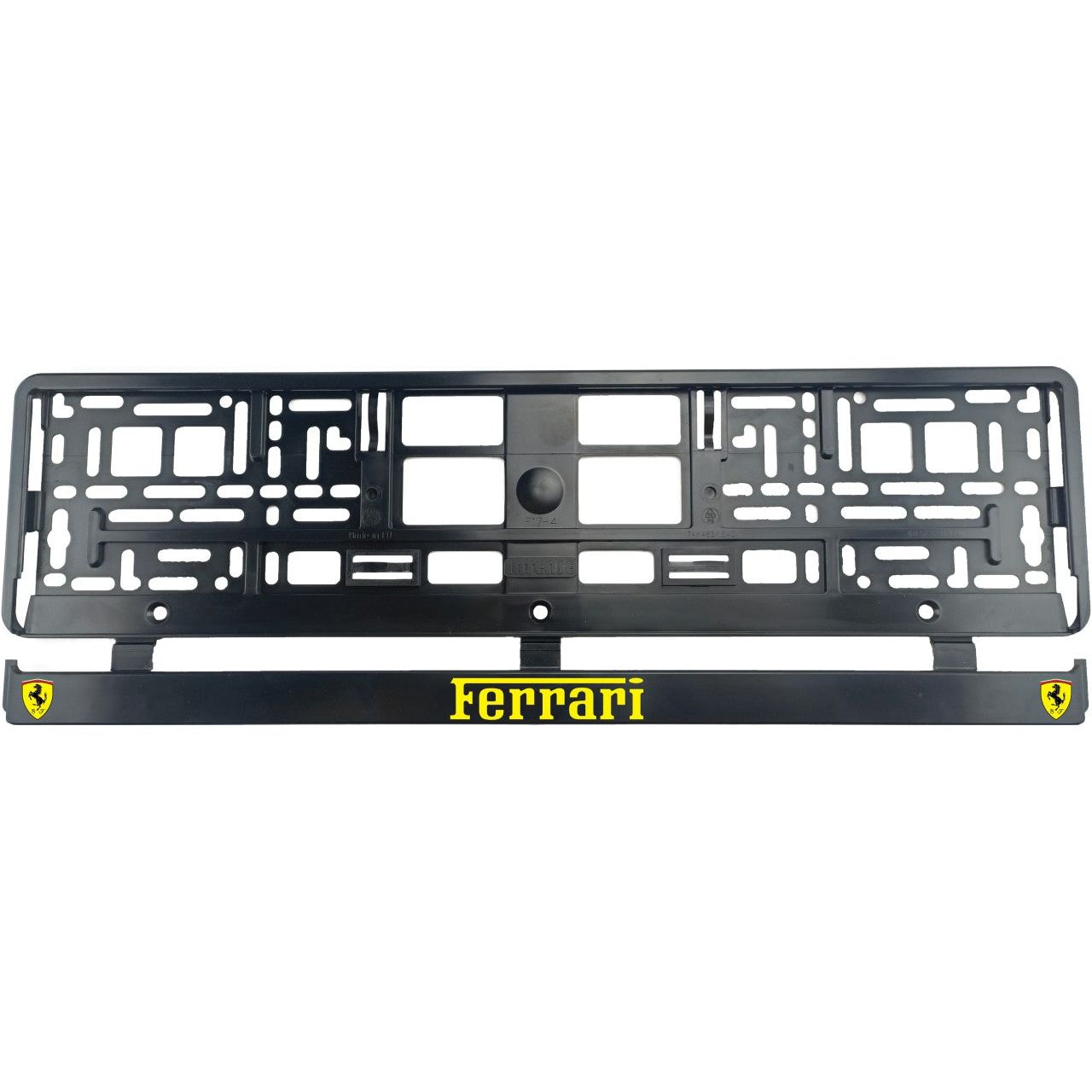 Set 2 bucati, suport numar inmatriculare Ferrari