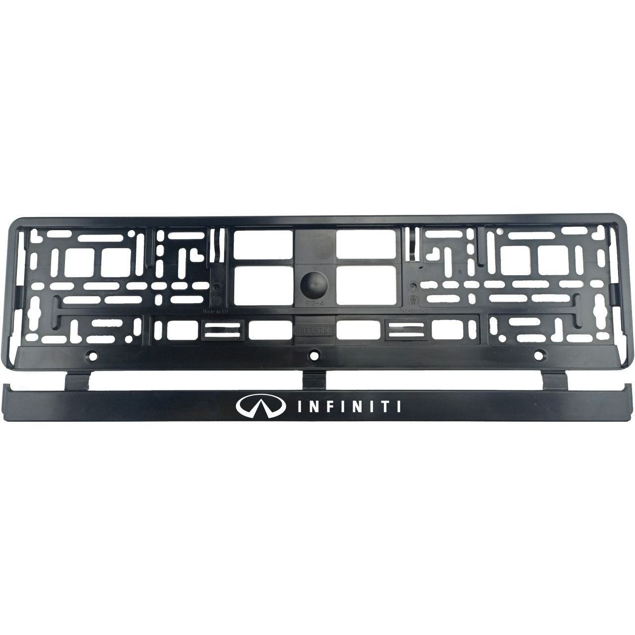Set 2 bucati, suport numar inmatriculare Infiniti