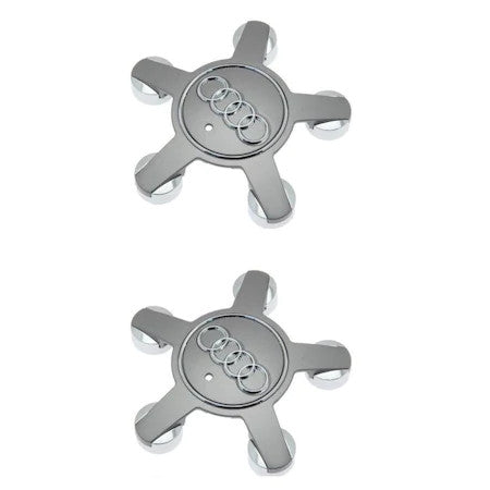 Set 2 capacele Audi 135mm GRI tip gheara pentru jante aliaj