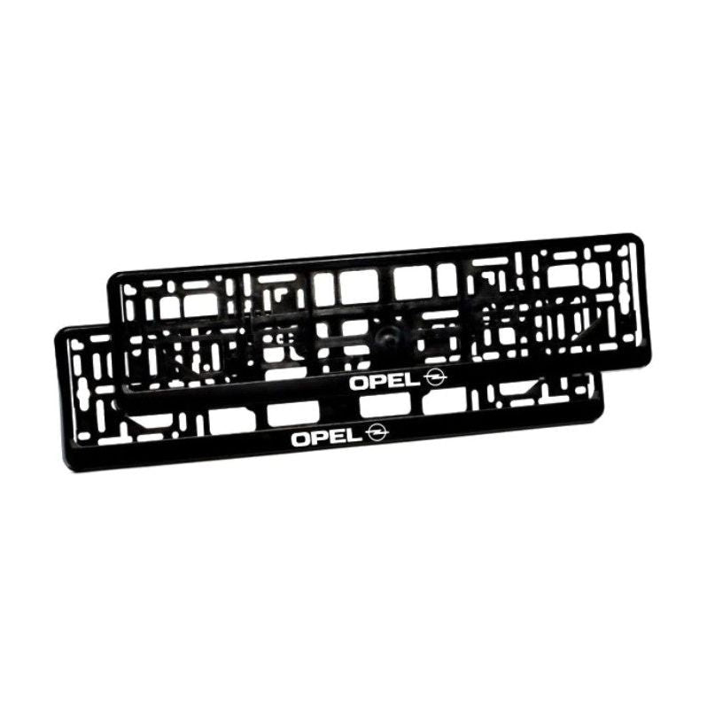 Set 2 suporturi numar inmatriculare personalizat Creative Rey® - Opel