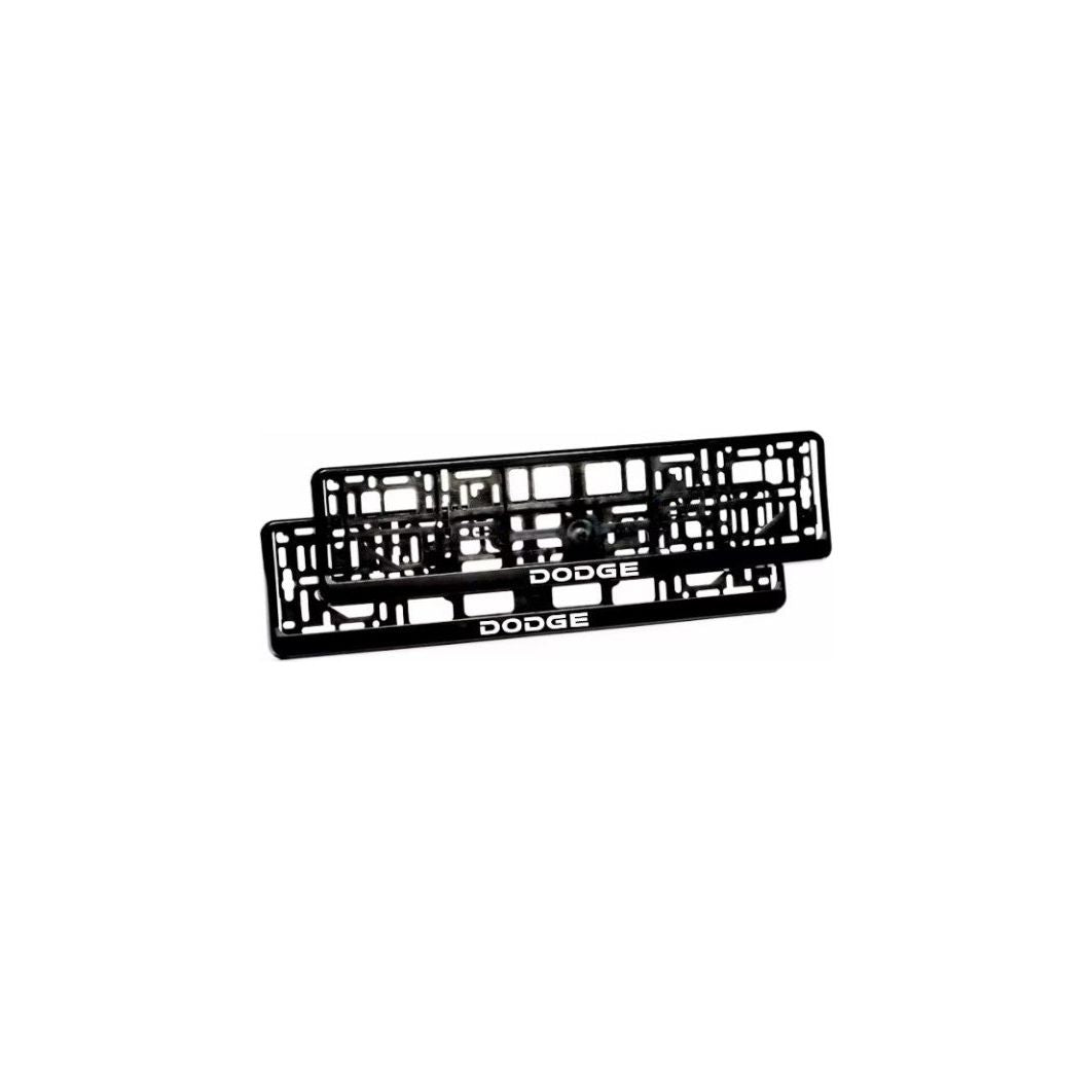 Set 2 bucati, suport numar inmatriculare personalizat-DODGE