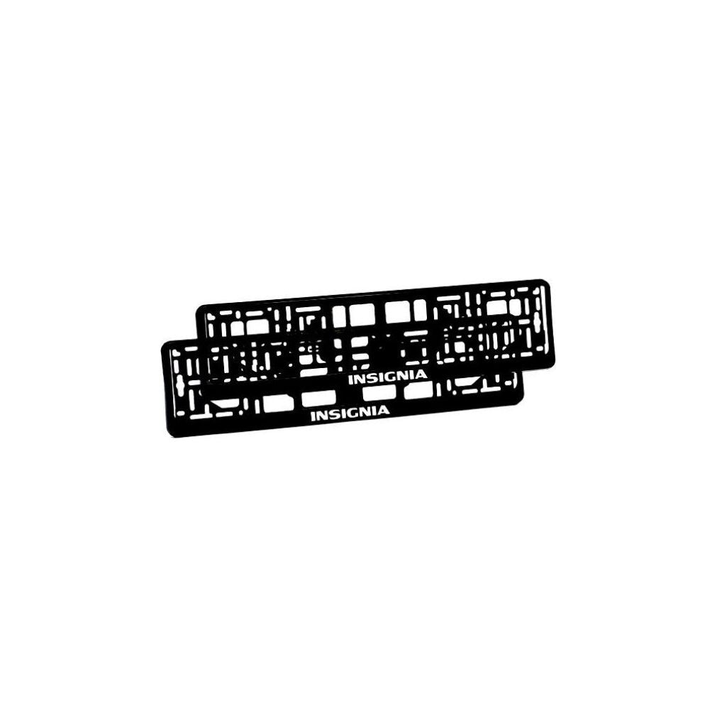 Set 2 bucati, suport numar inmatriculare personalizat-Insignia