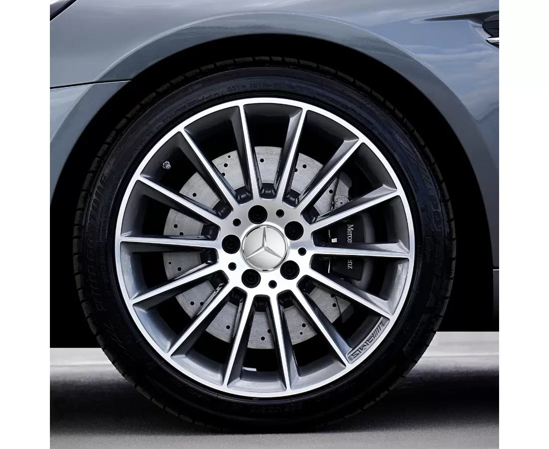 Set 4 Capace jante aliaj Mercedes Benz 70mm - 75mm Gri