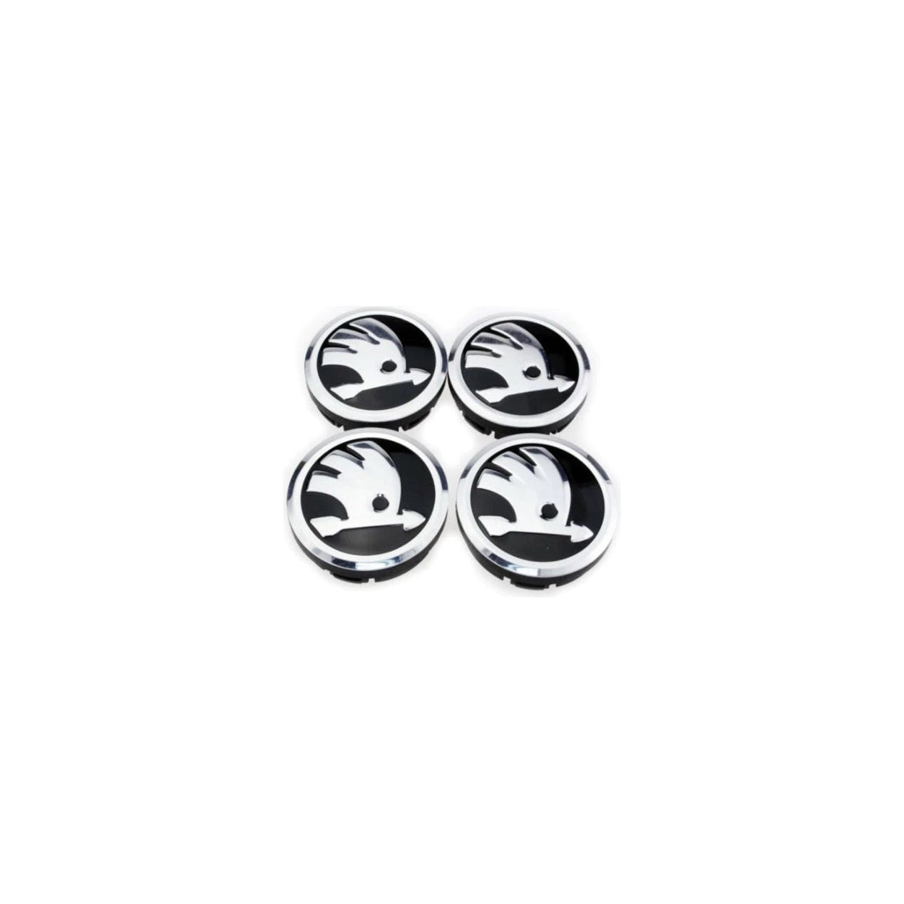 Set 4 capace jante aliaj Skoda, interior 56mm/65mm exterior