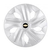 Set 4 Capace Roti, potrivite jantelor de R15, pentru Chevrolet, model luna cromat